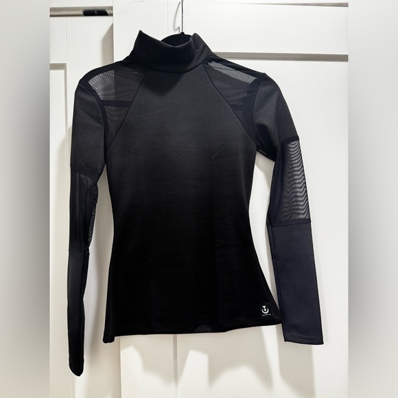 ABSTRÁCTIKA CRAFTS Mesh Mock Neck Futuristic Top - Picture 6 of 8